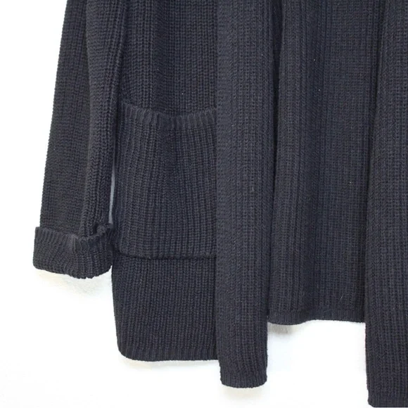 Chunky Thick Knit Sweater Black - Picture 7 of 8